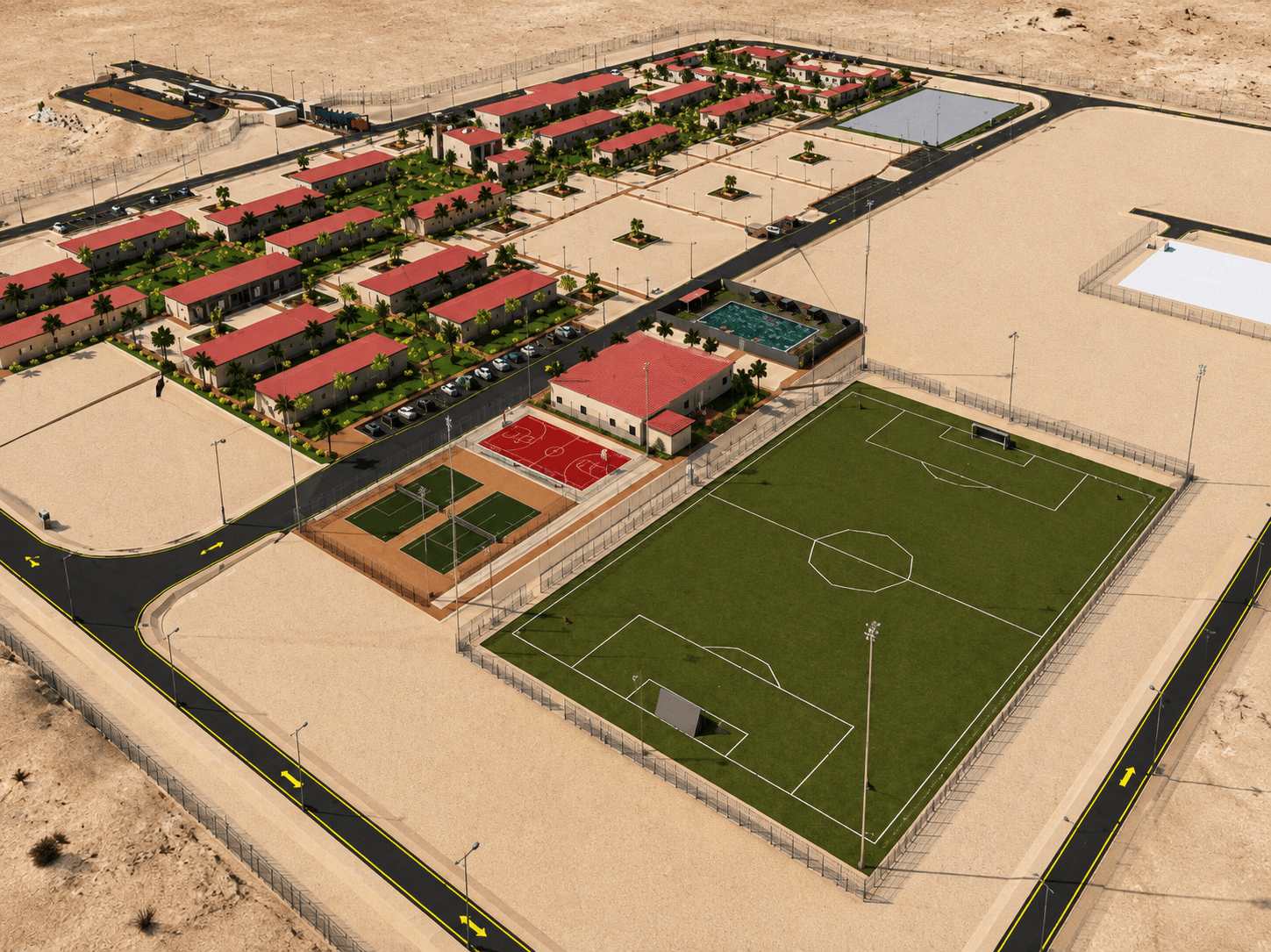 Ma'aden Mansourah Massarah Goldmine Accommodation Camp