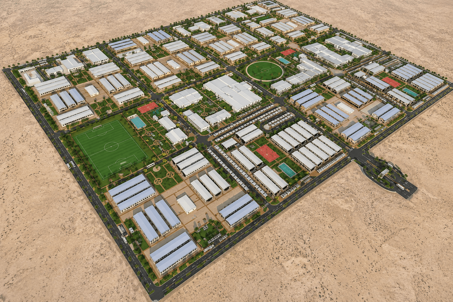 Qiddiya 20,000 Occupants Workers Camps